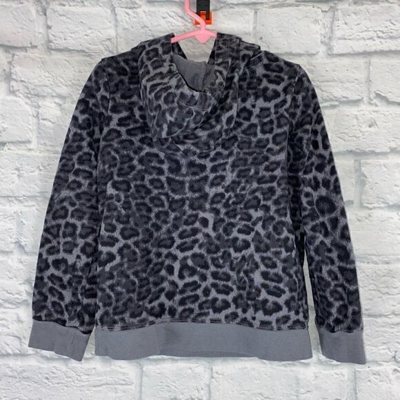 Splendid cheetah print girls hoodie w/front pocket sz 6X - Picture 7 of 7